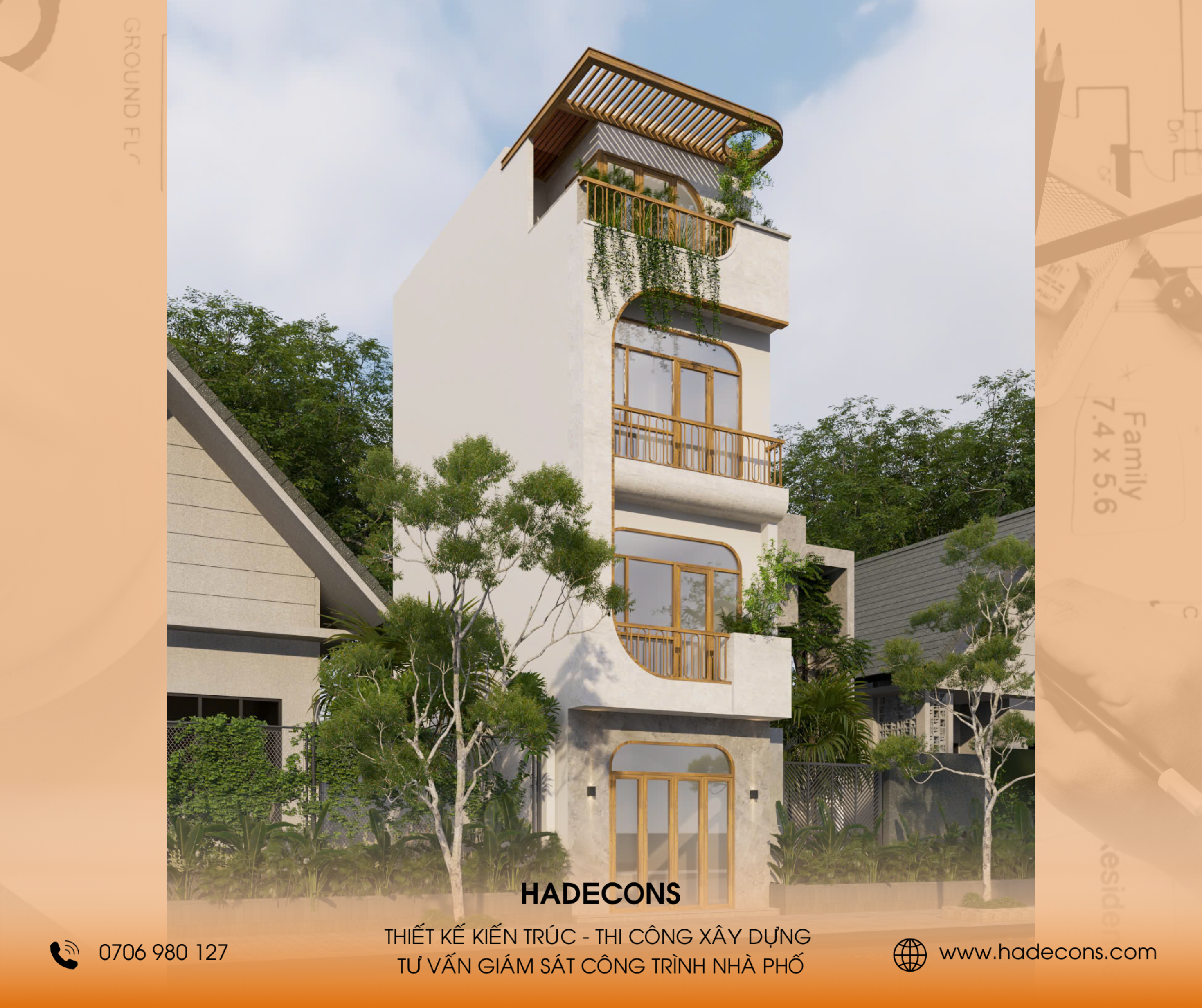 Dự án nhà phố nhật bản HADECONS