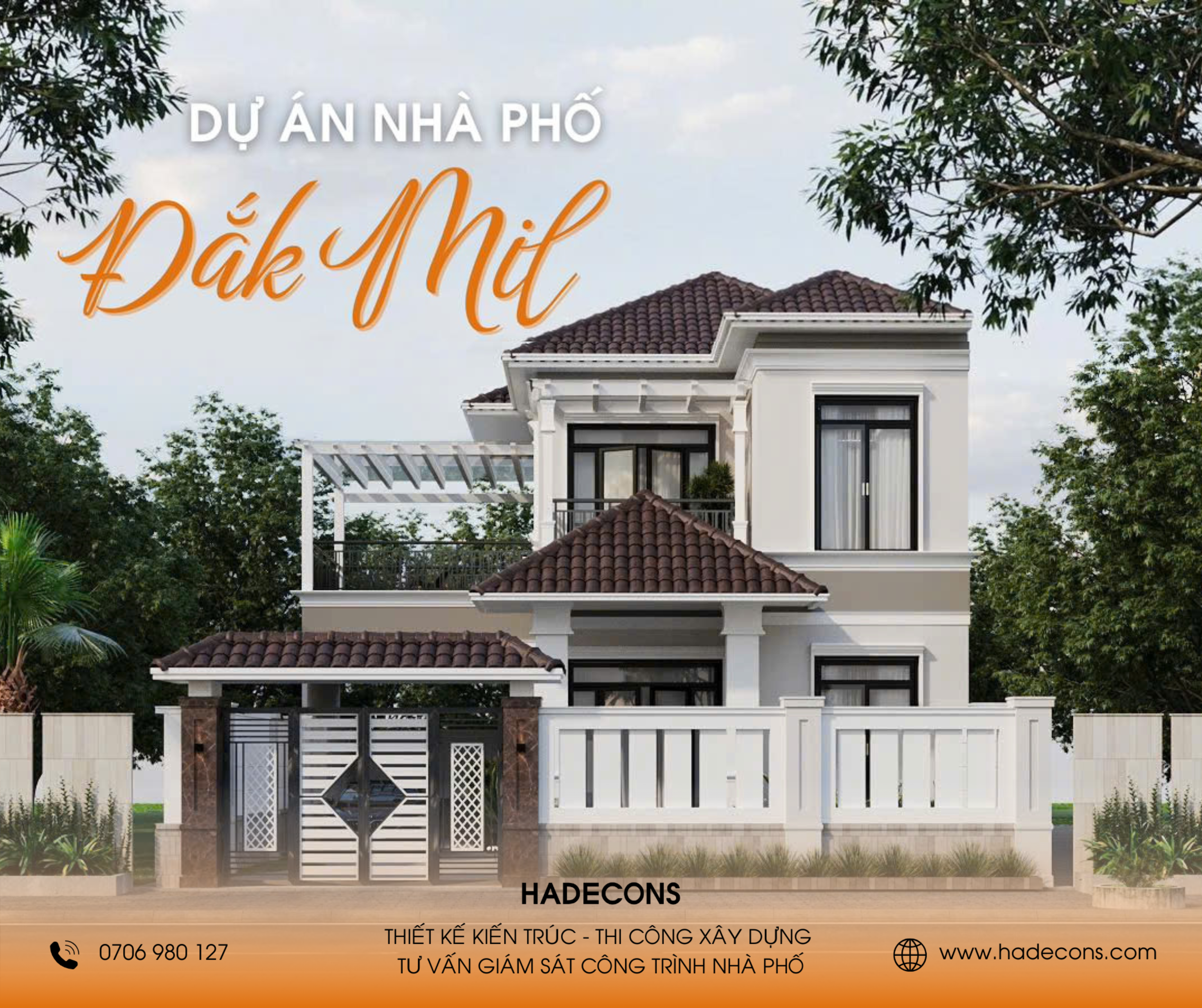 Dự án nhà phố Đakmil HADECONS