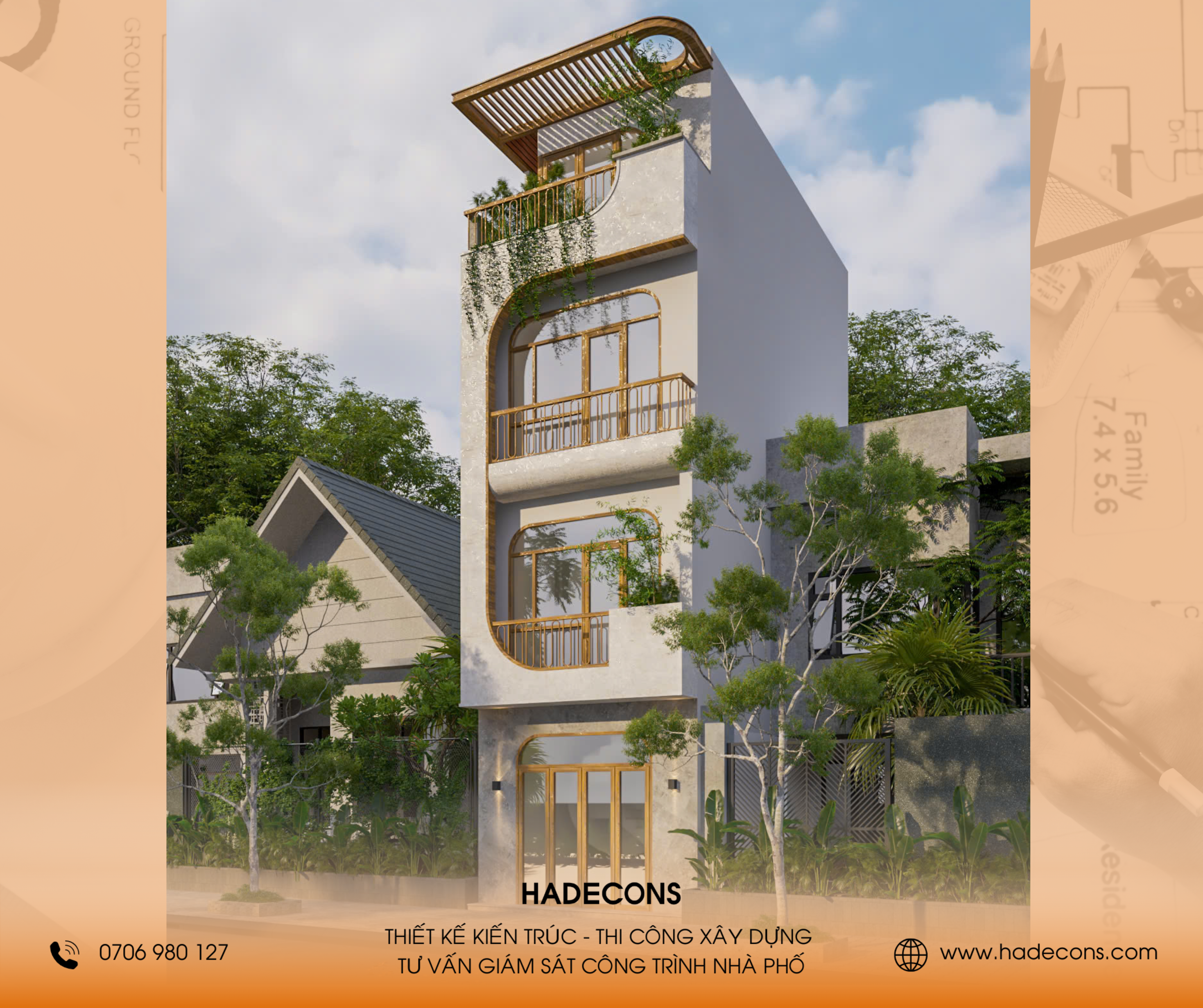 Dự án nhà phố nhật bản HADECONS